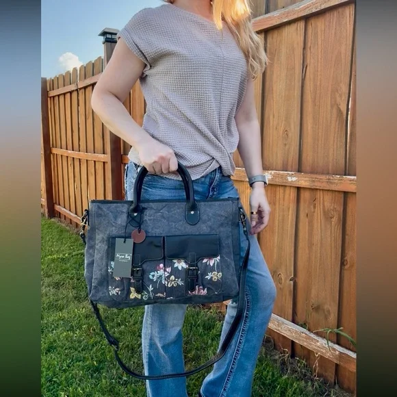 Myra Bag- Carmichael Laptop Satchel - Picture 4 of 14